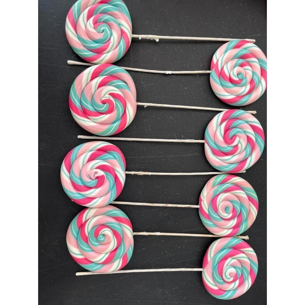 Colorful Candyland Candy Picks Christmas Tree Playful Photo Booth School Retro
